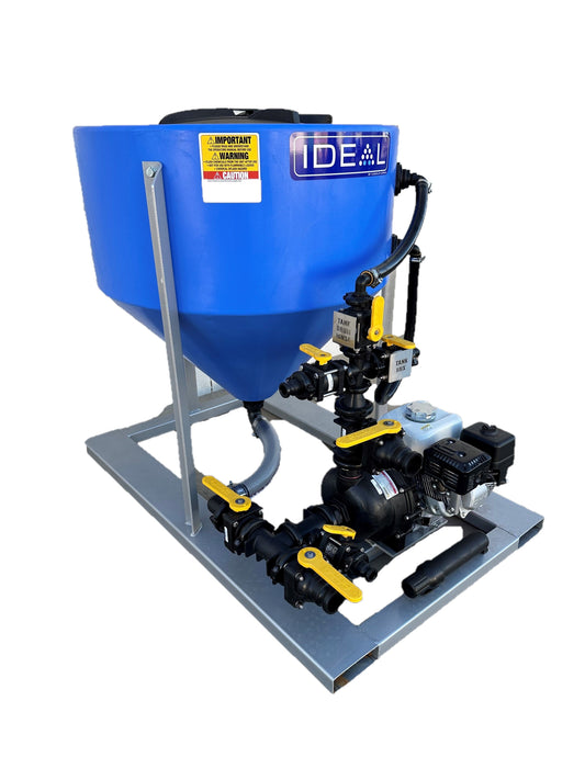 Ideal 300L Petrol 2" Chemical Batch Mixer Vat