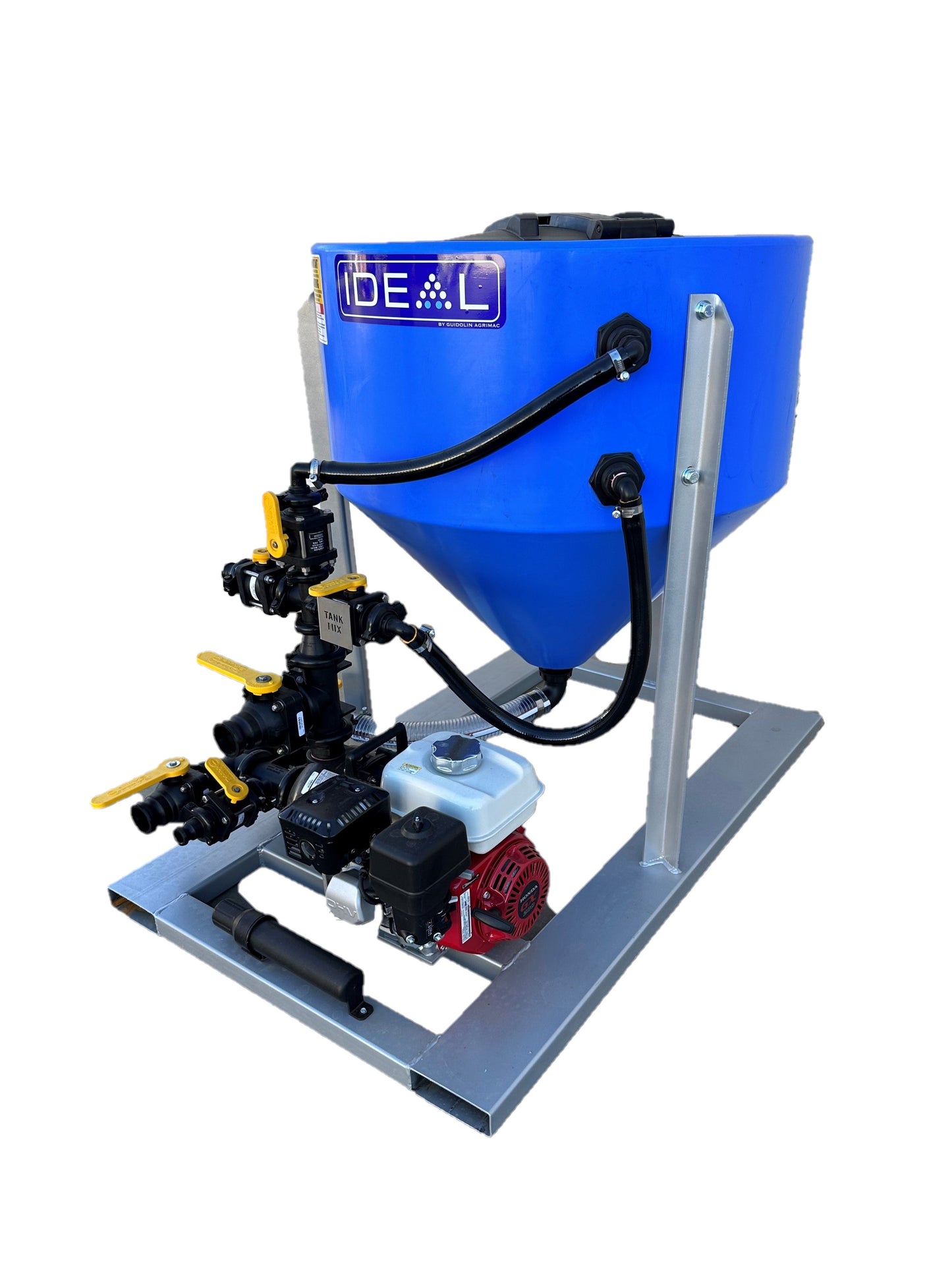 Ideal 300L Petrol 2" Chemical Batch Mixer Vat