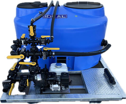 Ideal 800L 2" Chemical Batch Mixer Vat