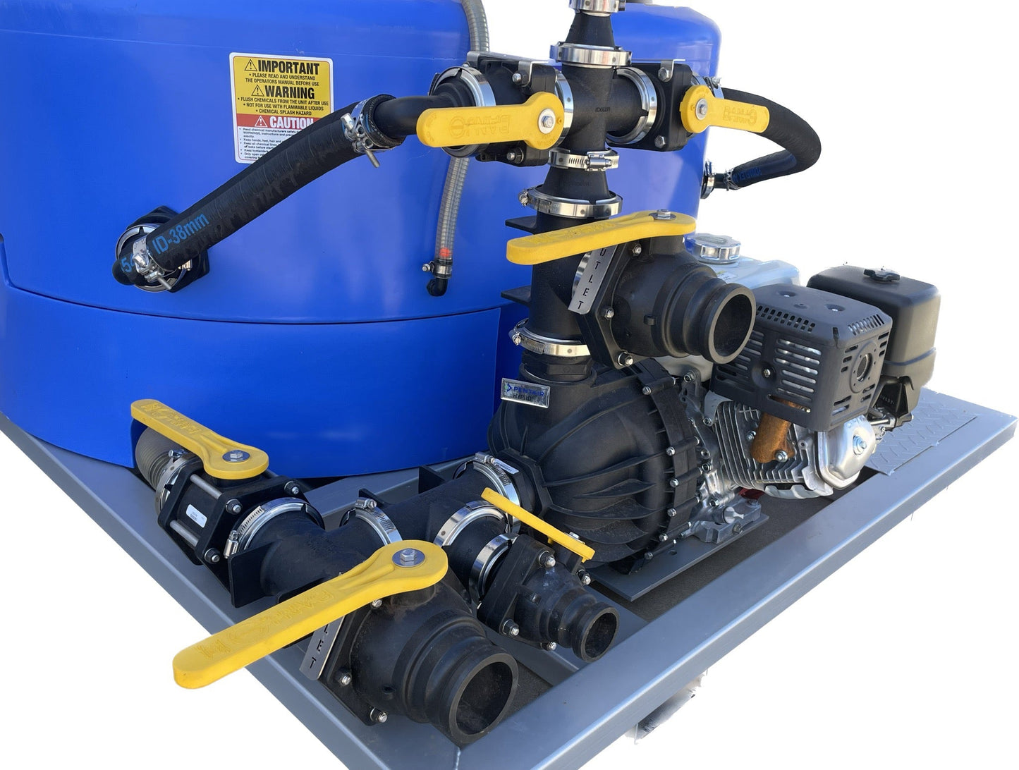 Ideal 800L Chemical Batch Mixer Vat Hypro