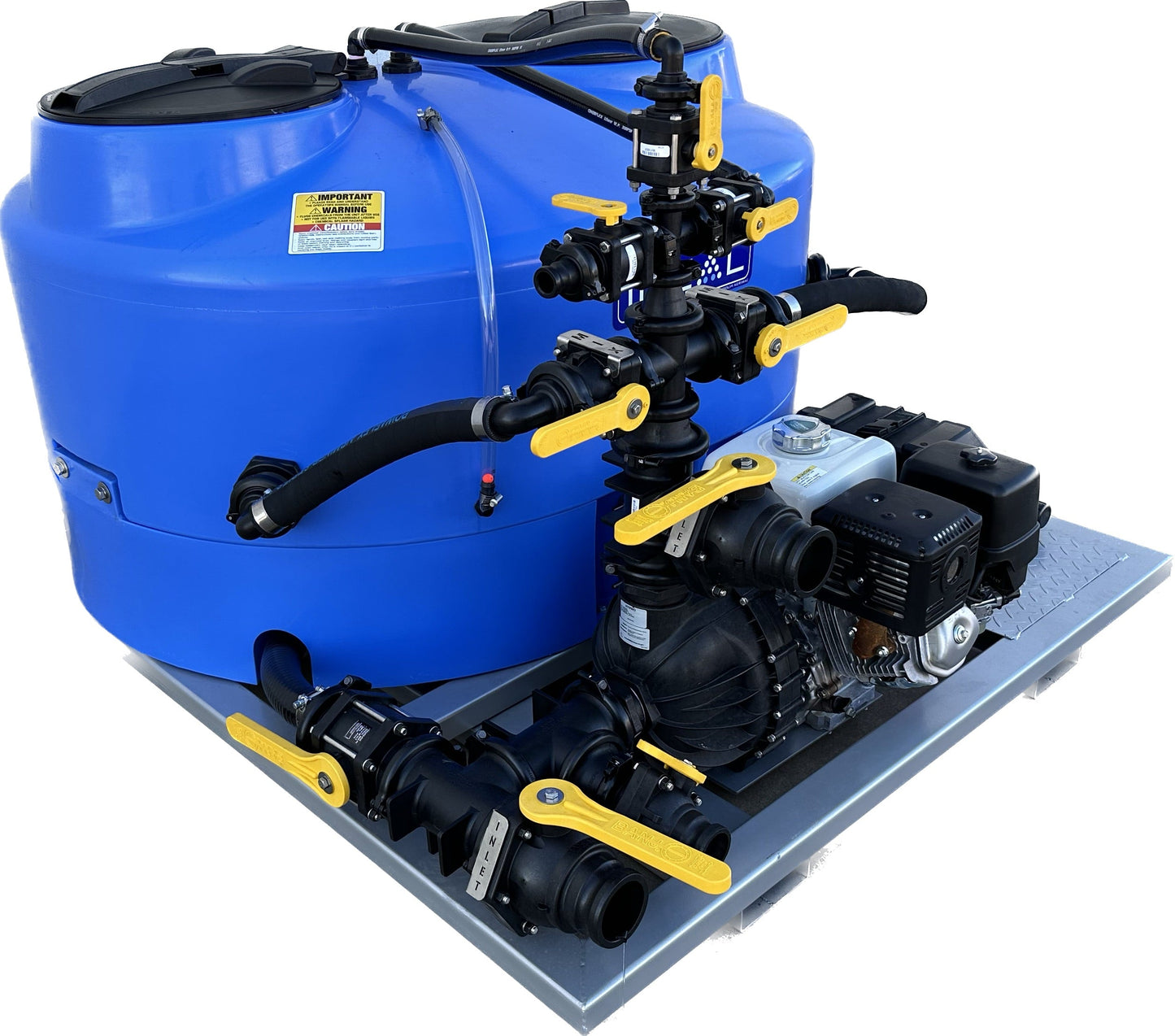 Ideal 800L Chemical Batch Mixer Vat Hypro E/START