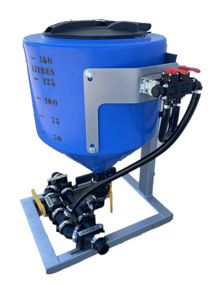 Ideal 150L Chemical Hopper Banjo Granny Pot Vat