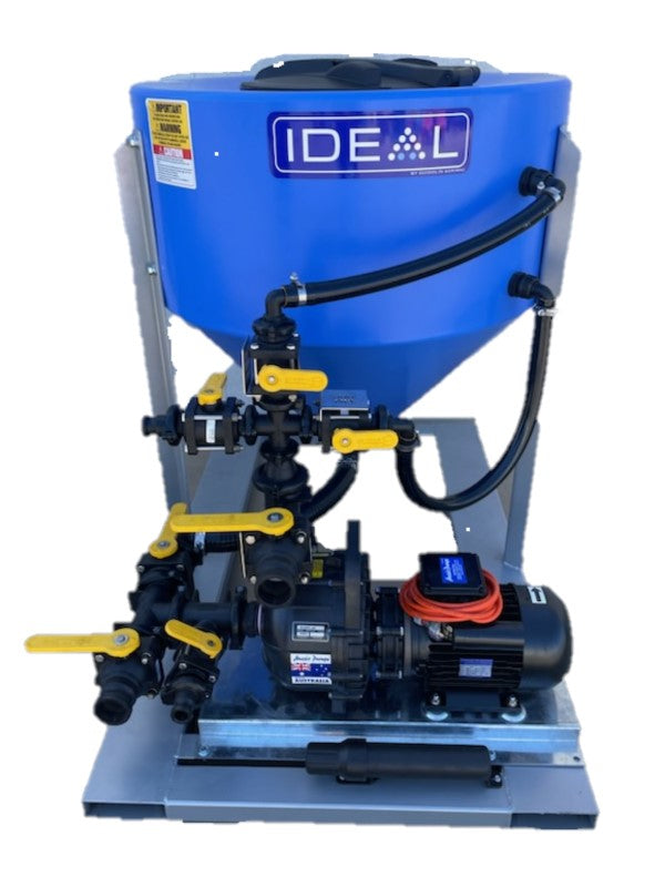 Ideal 150L 2" Electric Drone Chemical Batch Mixer Vat