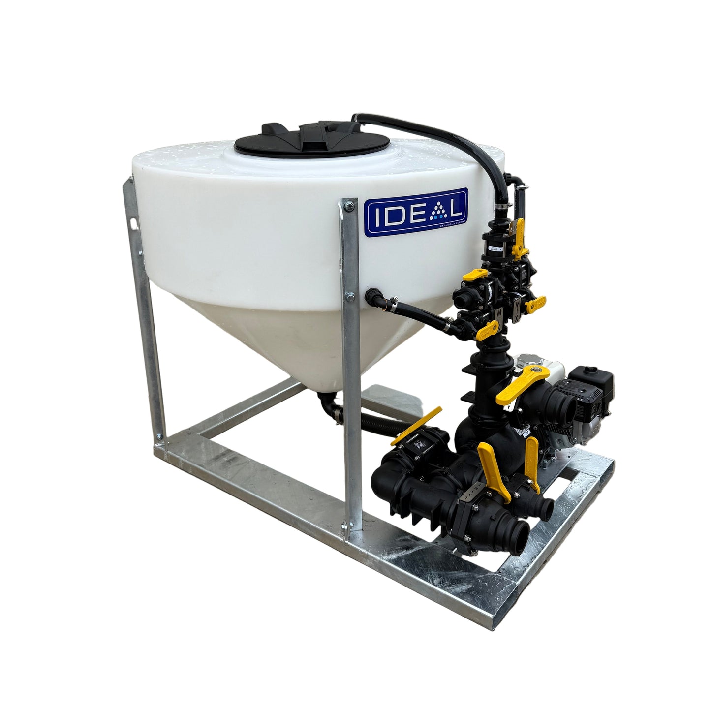 Ideal 500L 2” Petrol Chemical Batch Mixer Vat